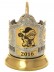Подстаканник для чая с позолотой &quot;Символ года 2016 - Обезьяна&quot;