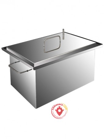 Горизонтальная коптильня 40*30*25 см, Добрый жар