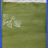 Скатерть квадратная зеленая со белым кружевом арт. 1с-967, 150х150