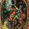 Матрешка 5 мест "Сказка о мертвой царевне и 7 богатырях", серия "Сказки люкс", арт. 5545