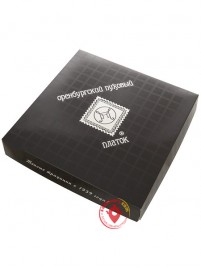 Подарочная коробка для Оренбургского платка черная