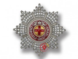 Звезда ордена Святой Анны (с кристаллами Swarovski) копия