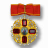 Знак ордена Святой Анны XVIII век (с кристаллами Swarovski) копия