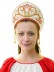 Кокошник &quot;Девичий&quot; белый