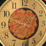 Настенные часы Хохлома "Преданья старины с красным"