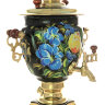 Электрический самовар 3 литра с художественной росписью "Желтые тюльпаны", арт. 130592