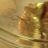Самовар на дровах 10 л латунный цилиндр фабрика братьев Поповых