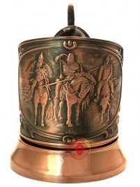 Медный подстаканник &quot;Три богатыря&quot; Кольчугино
